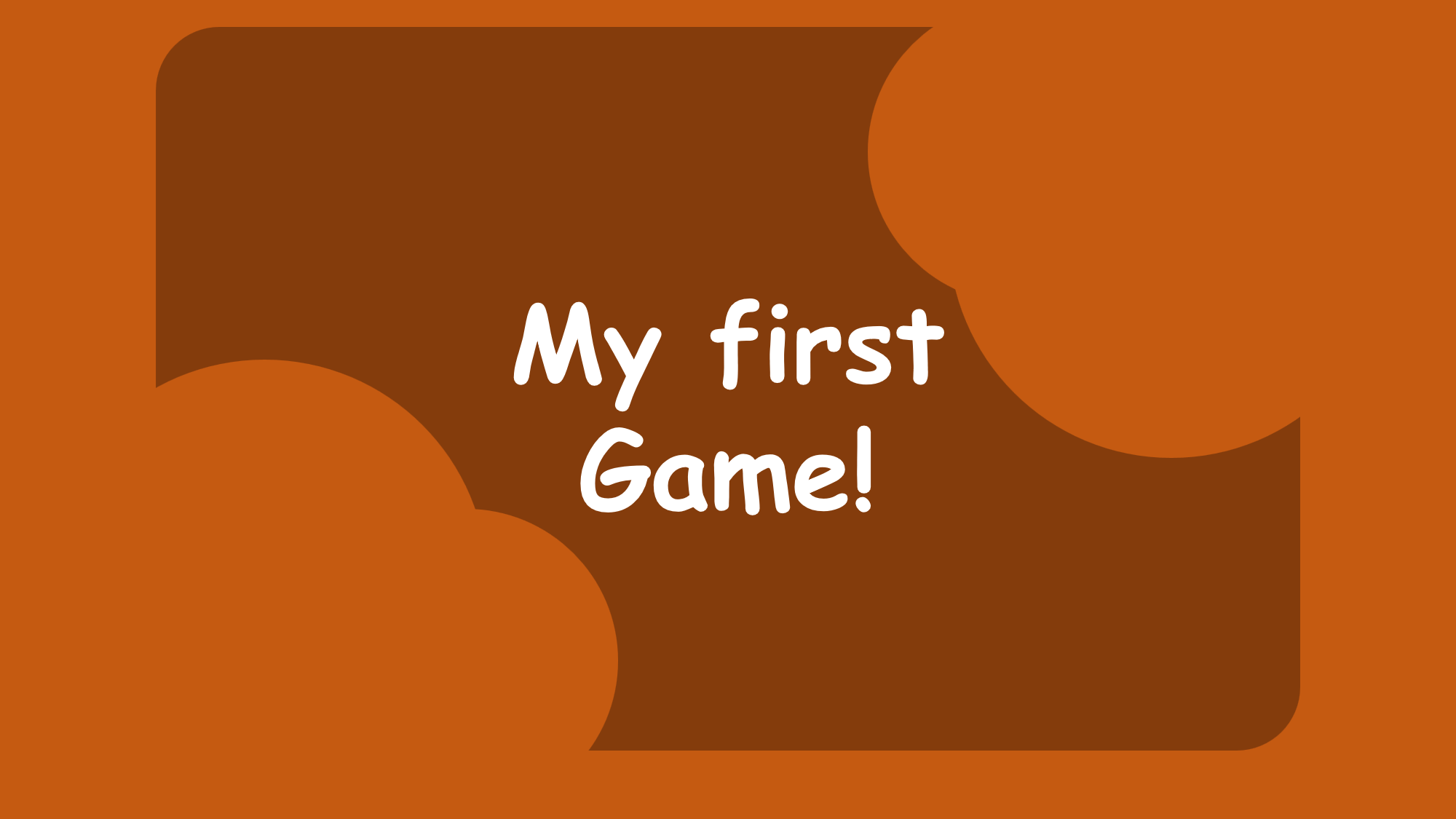 My first game