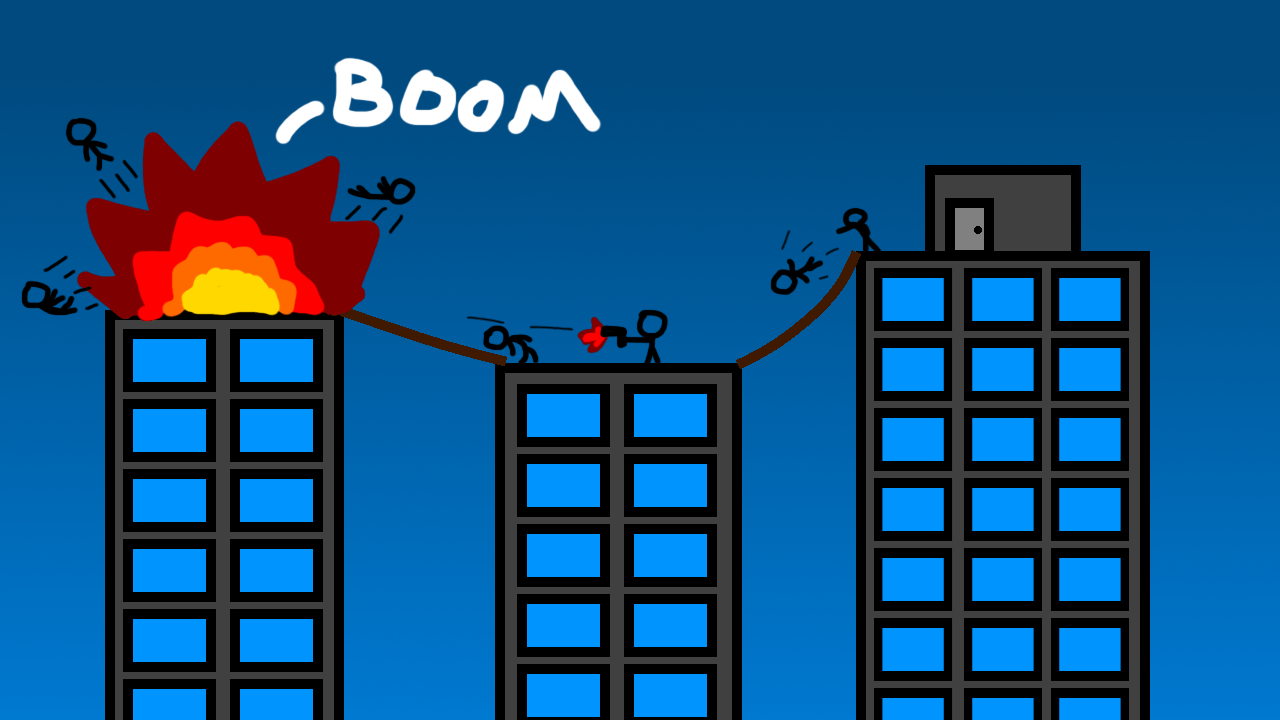 CHAOS ON THE NEW YORK SKYSCRAPERS!!!