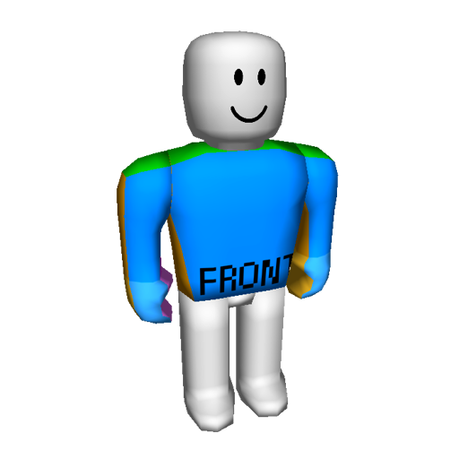 BrickPlanet shirt template but with inverted colors