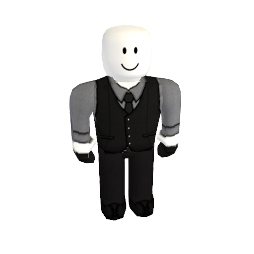 Dark Grey Suit With Black Vest | BrickPlanet