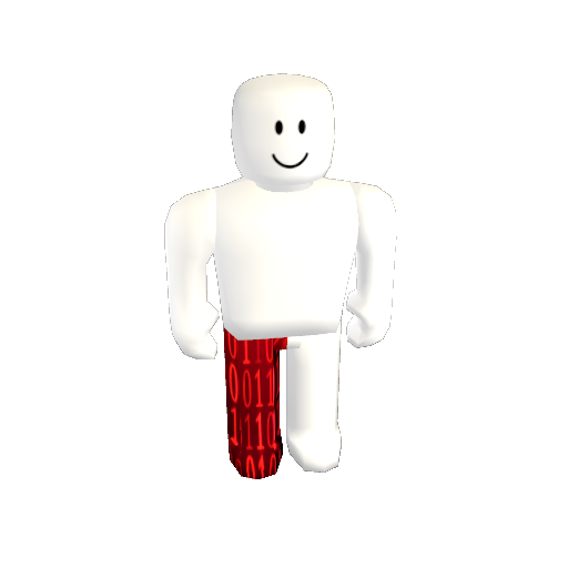Red Binary Pants