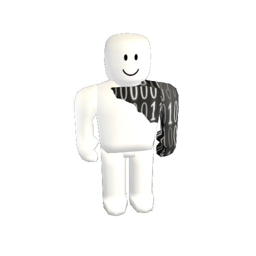 White Binary Shirt