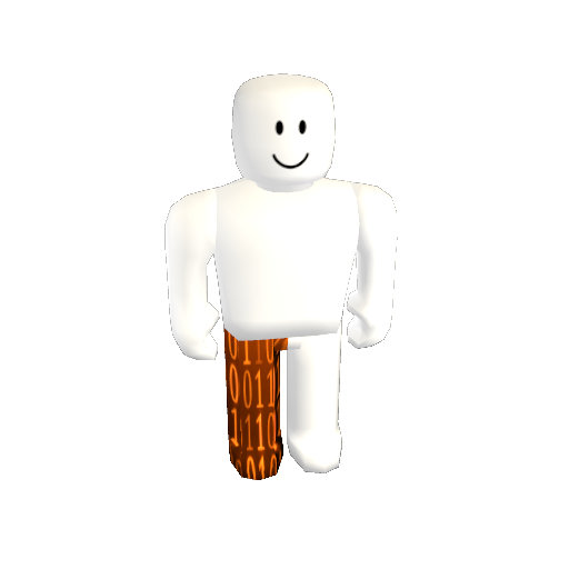 Orange Binary Pants