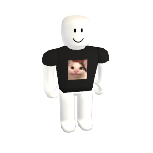 Beluga Cat T-Shirt | BrickPlanet