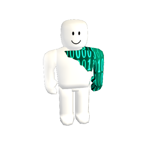 Cyan Binary Shirt