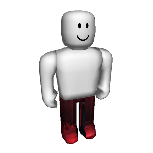 red and black pants