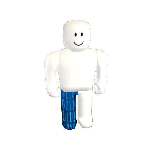 Blue Binary Pants
