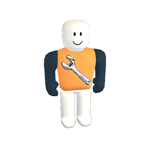 I made Builderman's avatar in Roblox! 