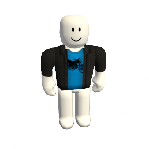 Blue and Black Motorcycle Shirt - Roblox